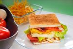 Club Sandwich Stock Photo