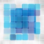 Blue Abstract Background Stock Photo