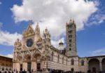 Sienna, Tuscany/italy - May 18 : Duomo In Sienna On May 18, 2013 Stock Photo