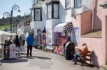 View Of The Promenade At Lyme Regis Stock Photo