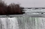 Amazing Powerfull Niagara Waterfall And Its Source Stock Photo