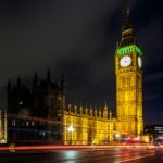 View Of Big Ben At Nighttime Stock Photo