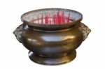 Burning Chinese Incense Stock Photo