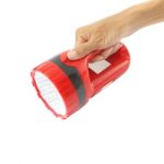 Push Thumb Switch Pocket Flashlight On White Background Stock Photo