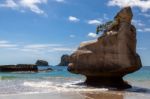 Cathedral Cove Coromandel Peninsula Stock Photo