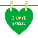 I Love Brasil6 Stock Photo