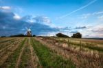 Halnaker Windmill Stock Photo