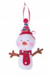 Snowman Decoration Stock Photo