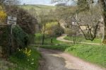 Scenic View Of Upper Slaughter Village Stock Photo