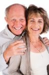 Loving Elderly Couple Stock Photo