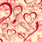 Red Hearts Stock Photo