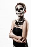 Skull Women Stock Photo