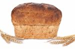 Brown Bread Loaf Stock Photo