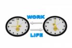 Work & Life Time Stock Photo