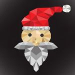 Santa Clause Polygon Stock Photo