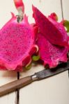 Fresh Dragon Fruit Stock Photo