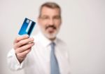 I Got My New Cash Card ! Stock Photo