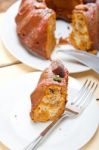 Chestnut Cake Bread Dessert Stock Photo