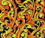 Colorful Vine Art Pattern Stock Photo