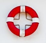 The Life Buoy Preserver Stock Photo