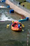 Cardiff, Wales/uk - May 18 : Water Sports At The Cardiff Interna Stock Photo