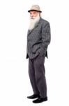 Handsome Old Man In Suit Stock Photo