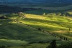 Countryside Of Val D'orcia Tuscany Stock Photo