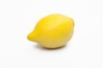 Lemon Isolated On White Background Stock Photo