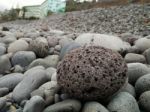 Typical Stone Beach In Madeira Stock Photo