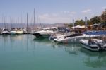 Assortment Of Boats In The Marina At Latchi Cyprus Stock Photo