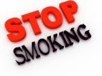 Stop Smoking - Cigarette Stock Photo