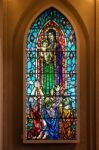 Interior View Of The Hallgrimskirkja Church In Reykjavik Stock Photo