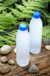 Cold Drinking Water In Nature Stock Photo