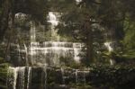 Russell Falls In Mount Field National Park Stock Photo