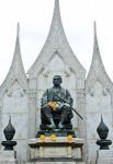 King Rama I Monument  Of Thailand Stock Photo