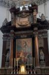 View Of An Altar In Salzburg Cathedral Stock Photo