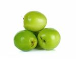 Monkey Apple Isolated On The White Background Stock Photo