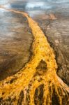 Grand Prismatic Spring Stock Photo