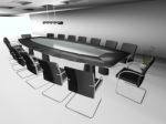 3d Conference Room Stock Photo