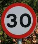 30mph Stock Photo