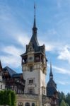 Sinaia, Wallachia/romania - September 21 : Exterior View Of Pele Stock Photo