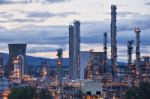 Grangemouth Oil Refinery Complex Stock Photo