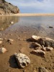 Beach Of Furnas In The Algarve Stock Photo