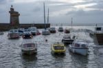 Lynmouth Harbour Stock Photo