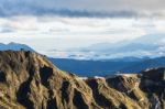 Highland Andes Near Quilotoa Lagoon, Ecuador, South America Stock Photo