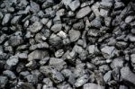 Pile Of Black Coal Stock Photo