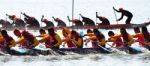 Long Boat Competition Stock Photo