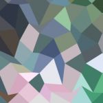 Light Pastel Purple Abstract Low Polygon Background Stock Photo