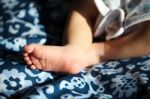 New Born Baby Feet, Footprint Stock Photo