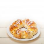 Sweet Bread Donut Cake Stock Photo